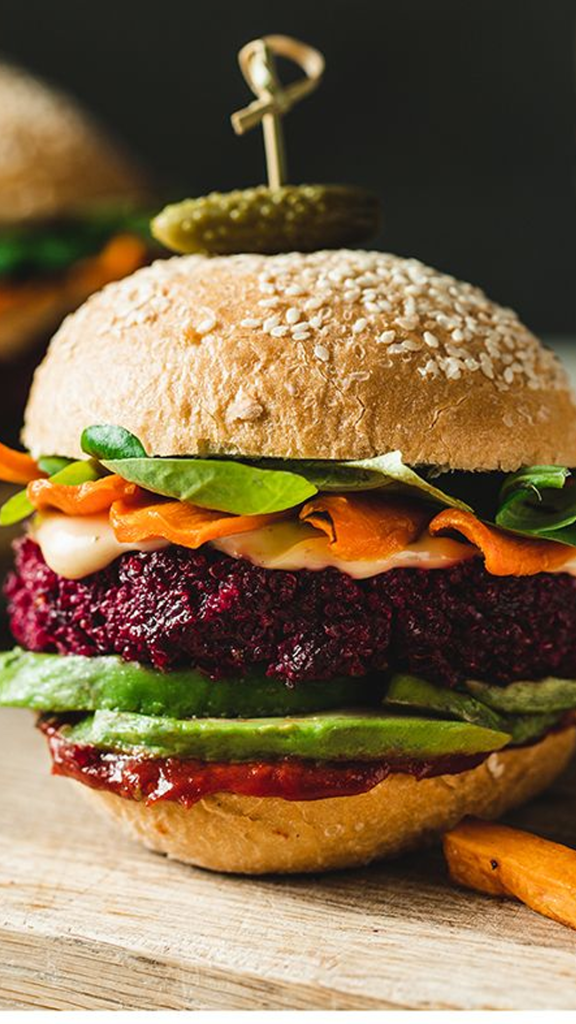 HAMBURGUESA VEGANA